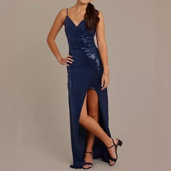 sequin gowns & formal dresses A-Line Tulle Sequin Black Long Prom Dress, Black Sequin Long Formal Dress